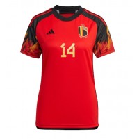 Fotballdrakt Dame Belgia Dries Mertens #14 Hjemmedrakt VM 2022 Kortermet
